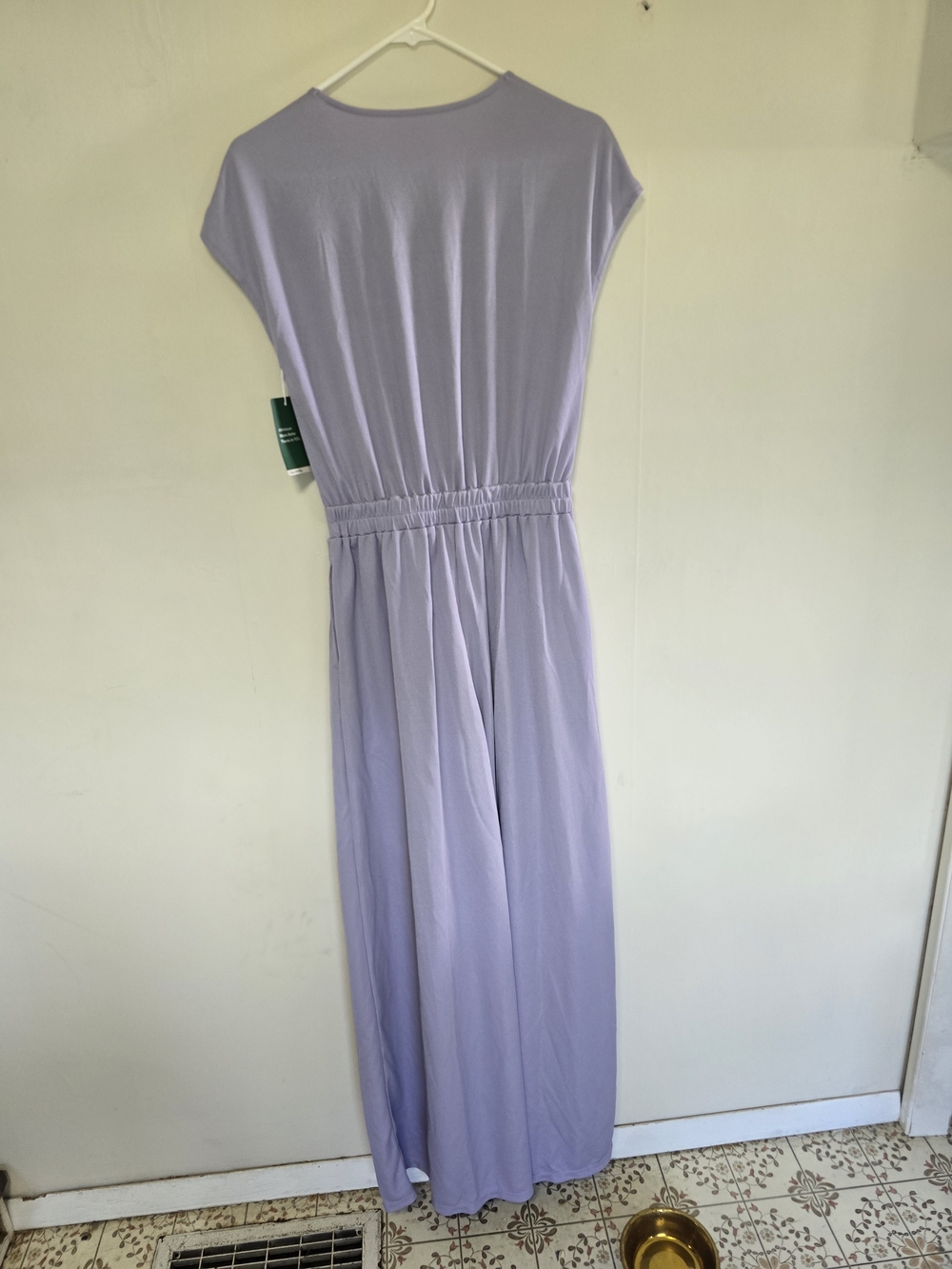 HALARA Lavender V-Neck Wide-Leg Jumpsuit - Picture 5 of 7